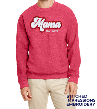 Retro Glitter Mama Sweatshirt