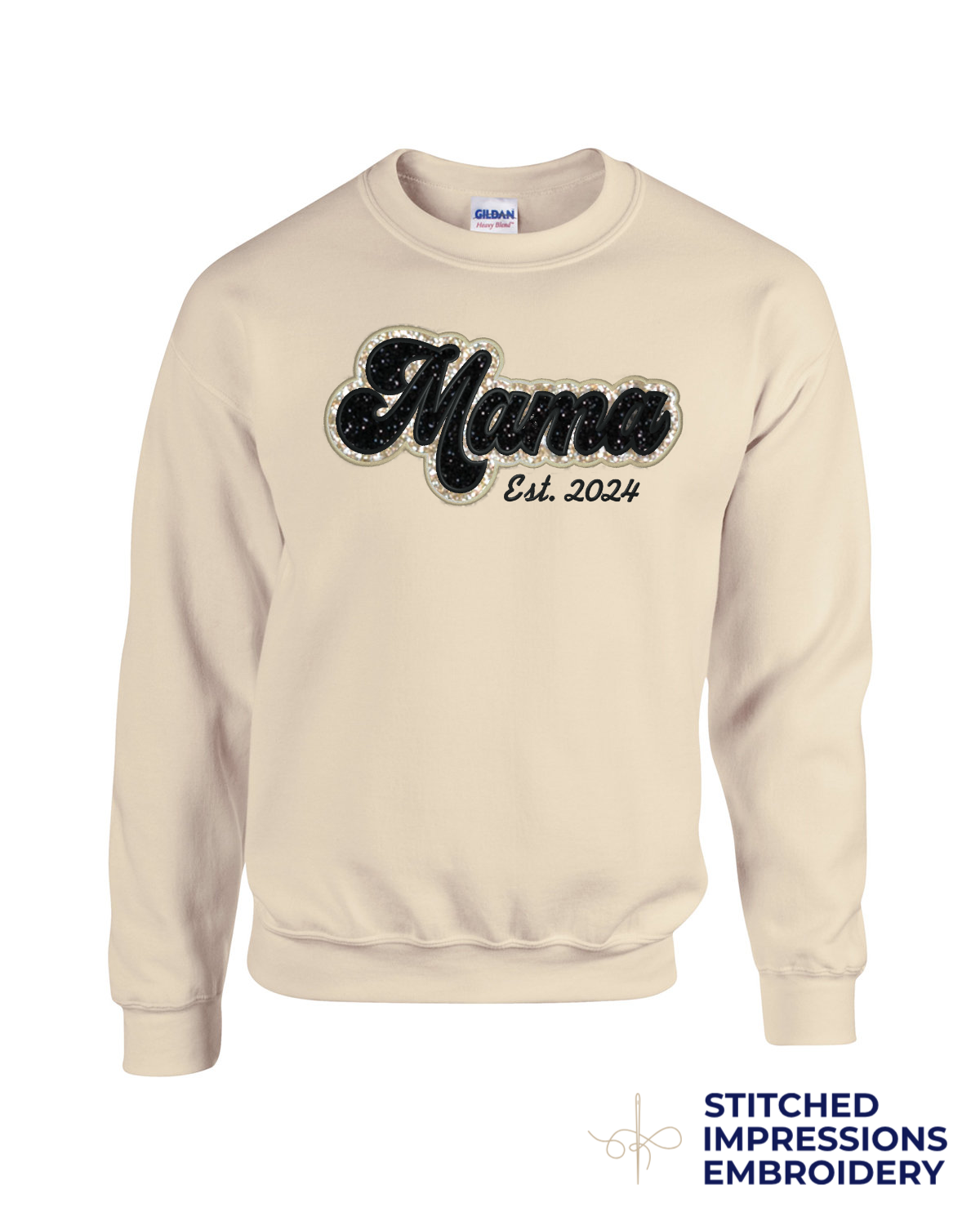 Retro Glitter Mama Sweatshirt