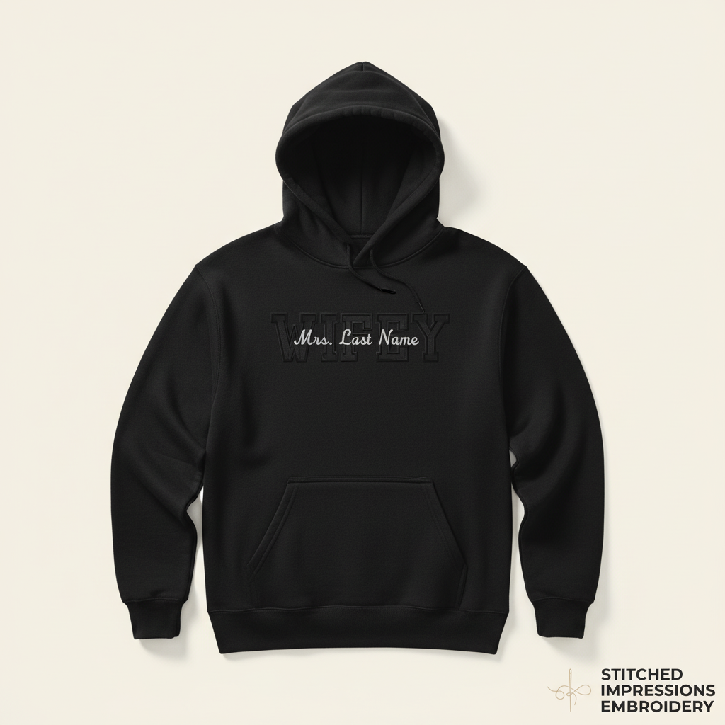 Black Wifey Hoodie