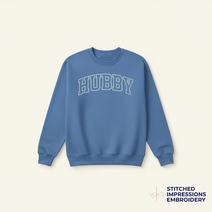 Blue Hubby Sweatshirt Original Style