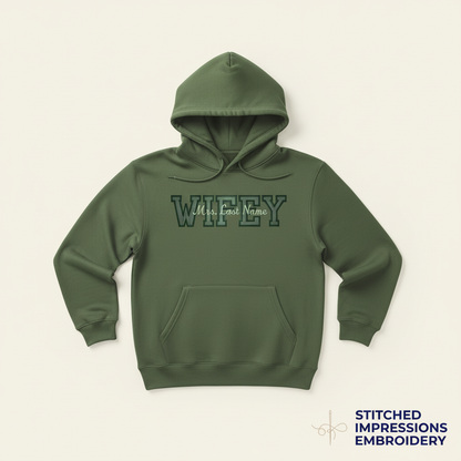Green Wifey Hoodie