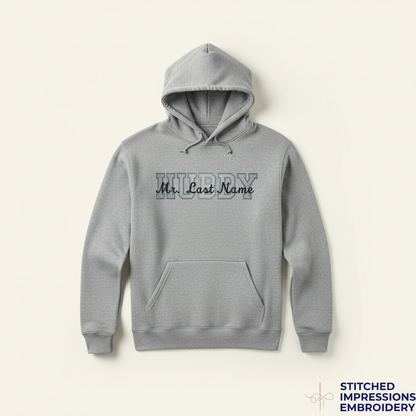 Grey Hubby Hoodie