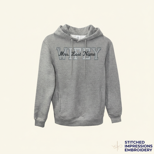 Grey Wifey Hoodie