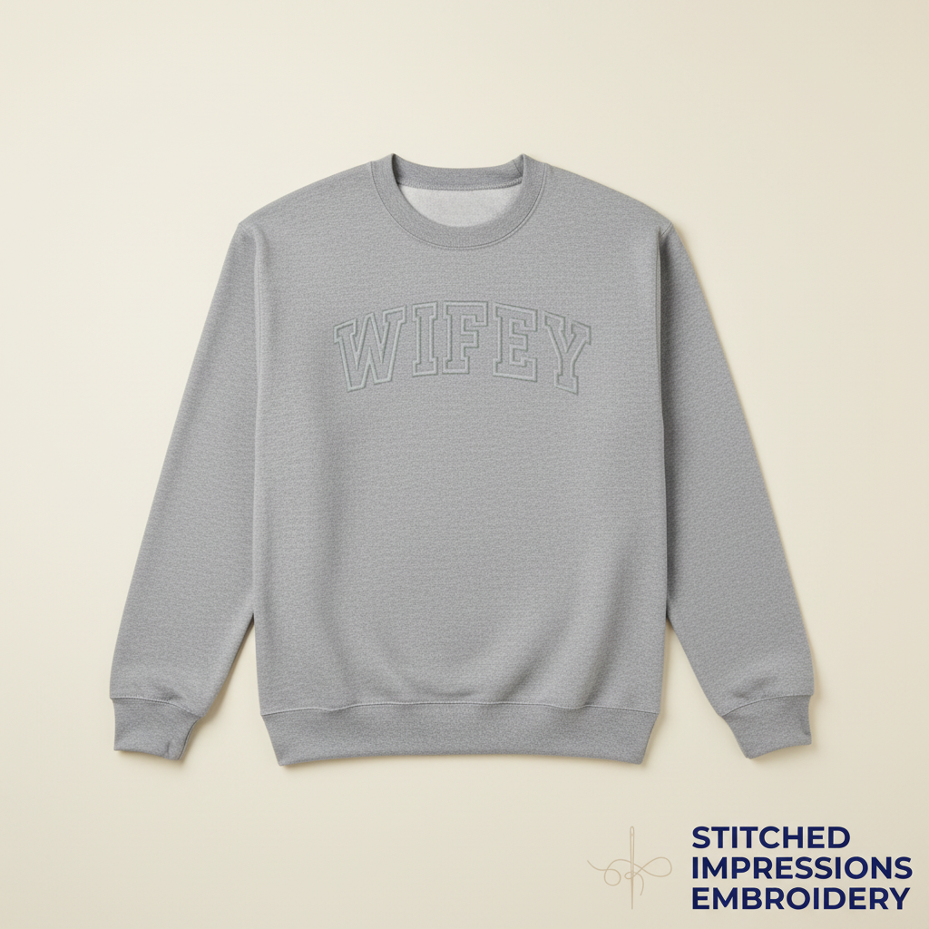 Grey Wifey Sweatshirt