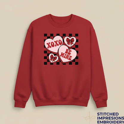 Red Be Mine sweatshirt