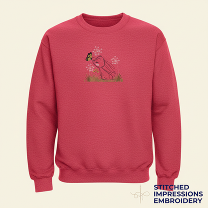 Red Bunny Kiss Sweatshirt