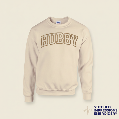 Sand Hubby Sweatshirt Outline