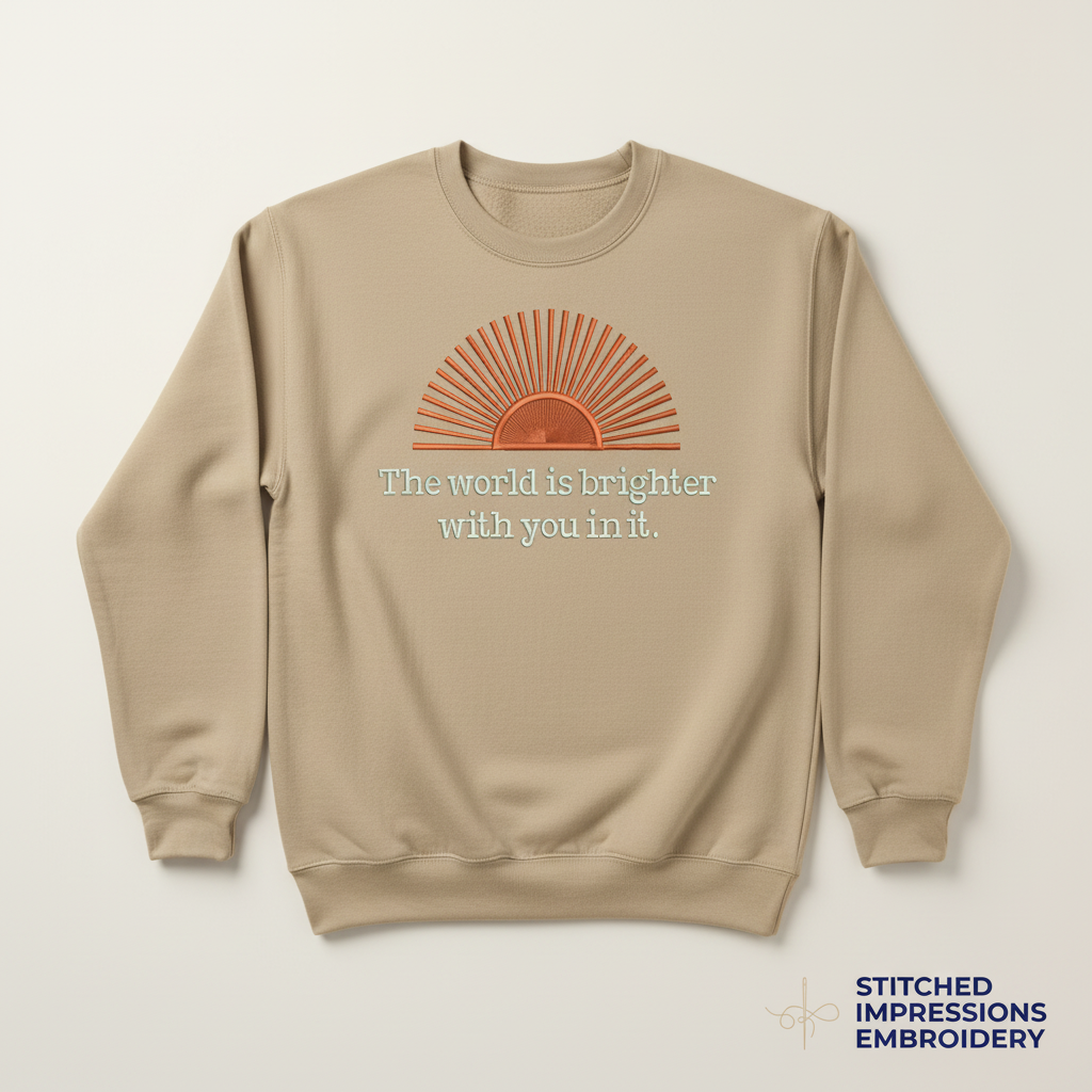 Sand World is Brighter Sweatshirt